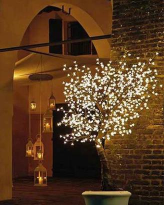 EDG Albero melo Fiorito con 880 Led  H 180 cm