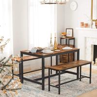 Tavolo da pranzo + panche stile industrial