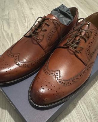 Melluso Derby Coda di Rondine in Pelle Marrone U90