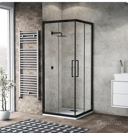 Box doccia 80x80, in cristallo