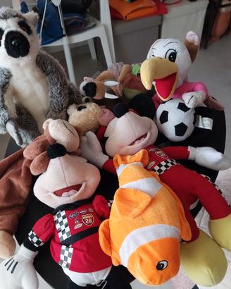 peluche piccoli e medio grandi