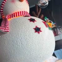 Pupazzo di neve decorarivo