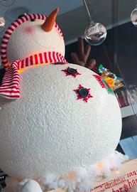 Pupazzo di neve decorarivo