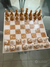 Scacchiera in resina da arredamento