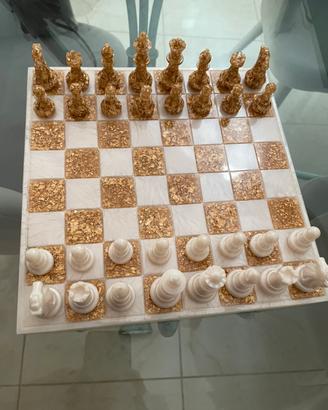 Scacchiera in resina da arredamento