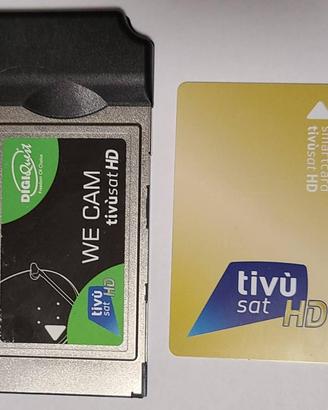 TVSAT Cam Digiquest HD più scheda TVSAT HD