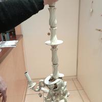 Lampadario originale Bassano in ceramica 