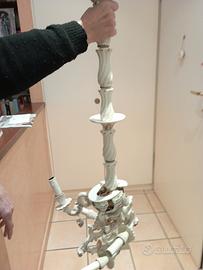 Lampadario originale Bassano in ceramica 