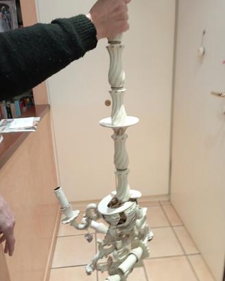 Lampadario originale Bassano in ceramica 