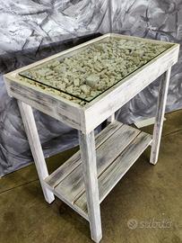 Tavolino in legno Shabby Chic Vintage