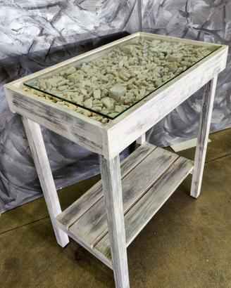 Tavolino in legno Shabby Chic Vintage