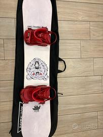 Snowboard DF Team 156 + attacchi Drake Fifty