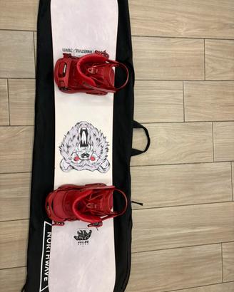 Snowboard DF Team 156 + attacchi Drake Fifty