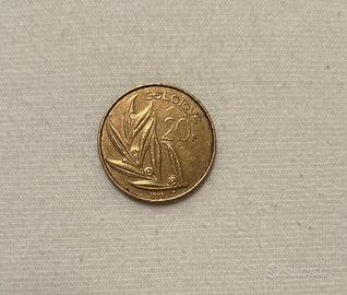 Moneta 20 franchi Belgio