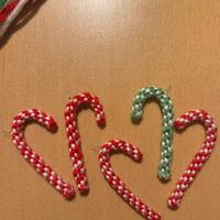Decorazioni natalizie - bastoncini di zucchero