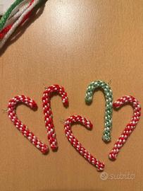 Decorazioni natalizie - bastoncini di zucchero