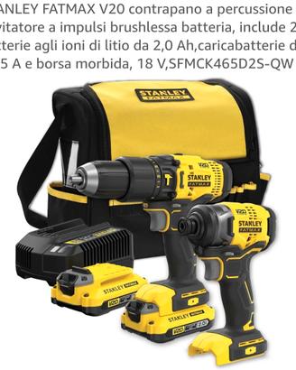 Trapano Avvitatore e Trapano Impulsi Stanley