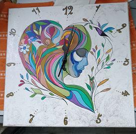 orologi dipinti su tela