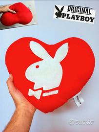 Cuscino cuore rosso originale Playboy casa o auto