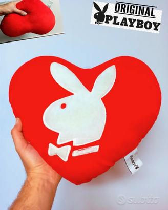 Cuscino cuore rosso originale Playboy casa o auto