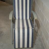 Due sdraio e 1 lettino con coprisole