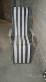 Due sdraio e 1 lettino con coprisole