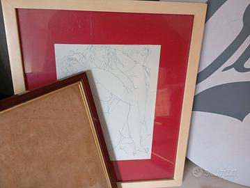 raccolta di 7 disegni a mano 