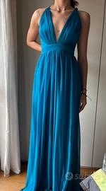 Abito elegante da sera blu