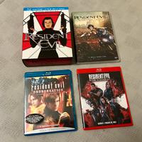 Lotto resident evil bluray e dvd