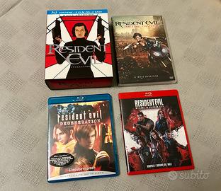 Lotto resident evil bluray e dvd