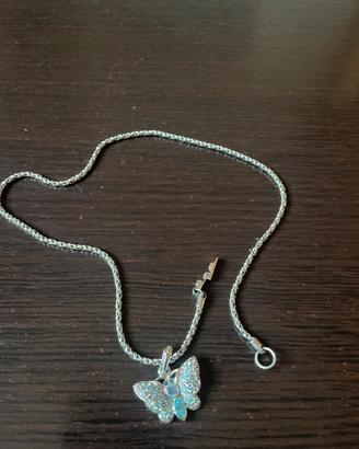 Collana farfalla Swarovski