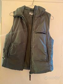 Piumino Gilet verde taglia M