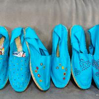 Nuove Espadrillas scarpe dipinte