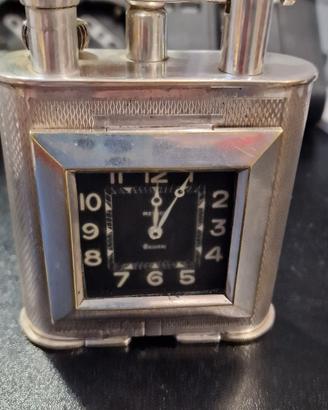 accendino con orologio argento Saffa Eterno 