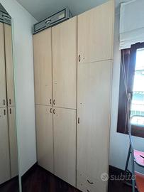 Armadio guardaroba 136x260x65 già smontato