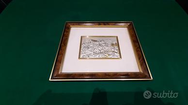 Quadro in argento - Paesaggio