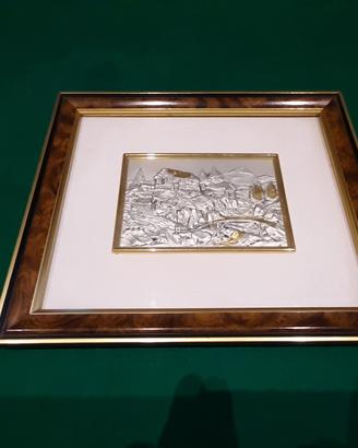 Quadro in argento - Paesaggio