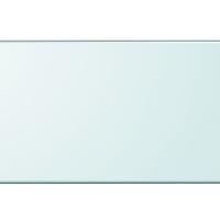 Piano in vetro temperato per tavolo cm 160 x 80