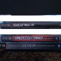 Giochi ps3 - God of war 3, Skyrim, Split Second