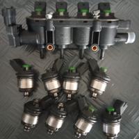 Iniettori tappo verde GPL + rail 