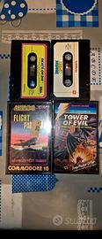 4 Giochi Vintage Cassetta Commodore 64/C16/Plus4