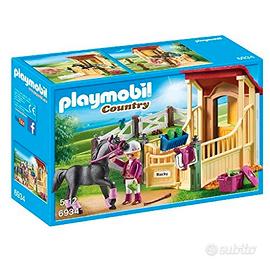 PLAYMOBIL Country 6934 Stalla cavallo nero