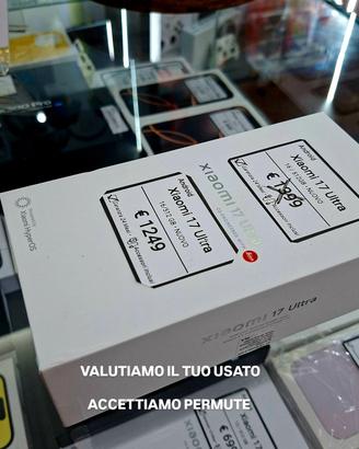 XIAOMI 17 ULTRA 5G 512GB NUOVO