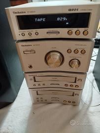 Impianto stereo Technics HD con casse