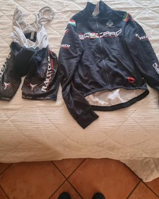 Giubotto Invernale più salopette ciclismo 