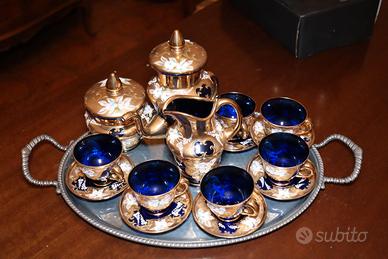 Servizio da caffè in vetro di Murano