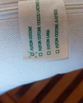 Futon - materassino - Cotone Bio 100%