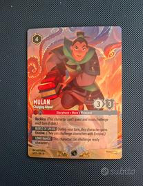 Mulan Charging Ahead Disney Lorcana DLC Foil 3/C2