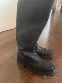 stivali in pelle Church's neri