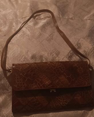 borsa in pelle di. rettile
